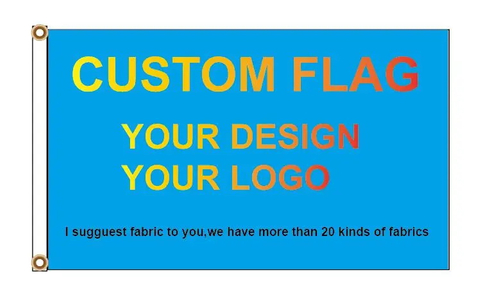 Custom logo and design flags