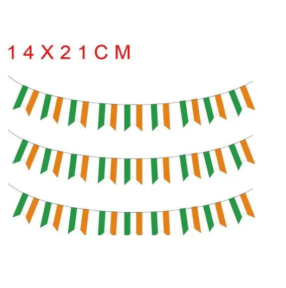 Bunting St. Patrick flags