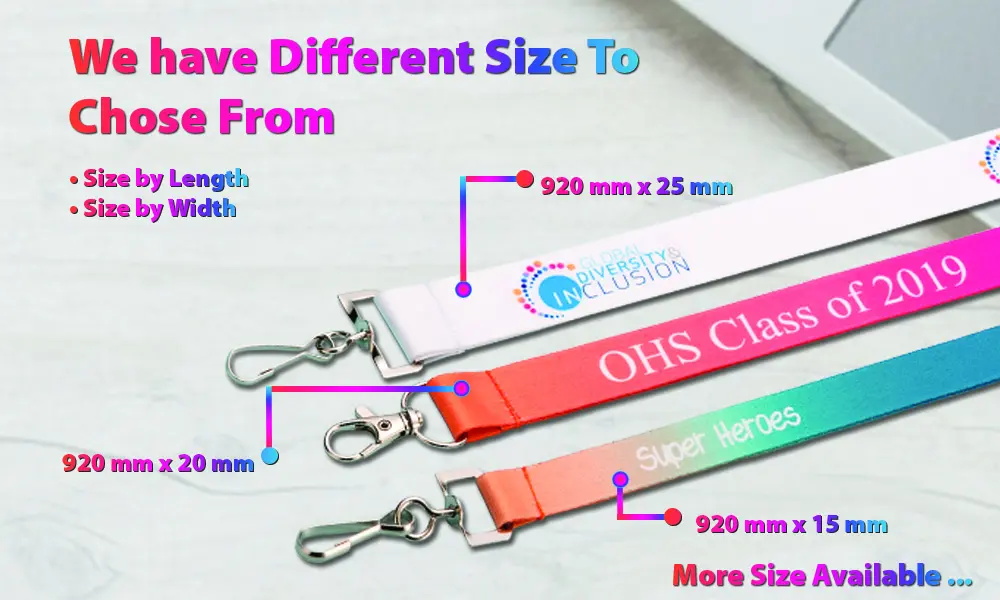 Custom Printed Lanyard For Keys