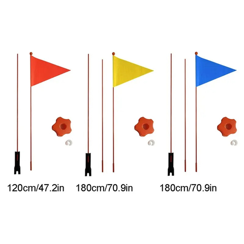 Pennant Bicycle Flag with Pole