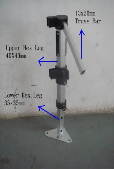 Gazebo Aluminum Frame details