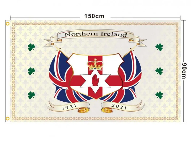 100th anniversary Northern Ireland flags