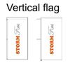 Custom Vertical Polyester Flags