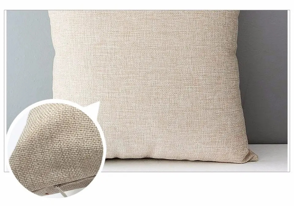 Customized cotton linen Pillow