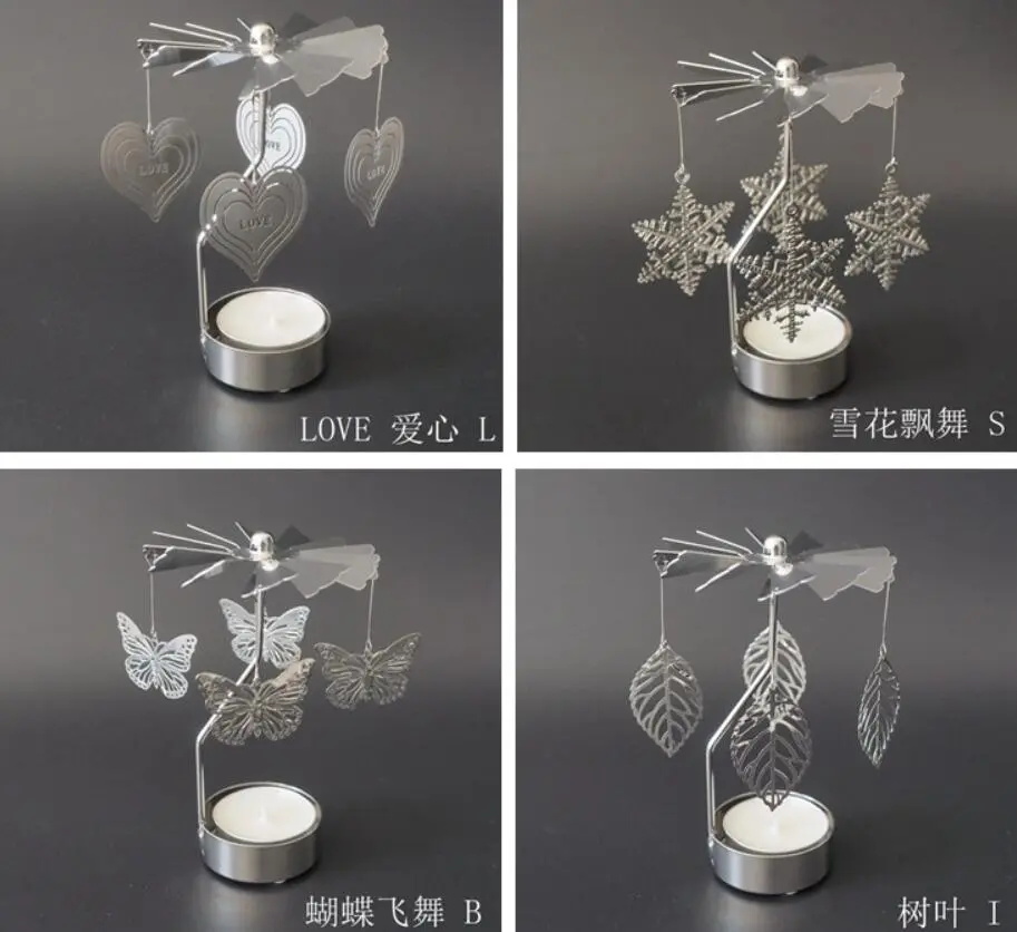 Silver Gold Light Candle Holder