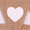 Hemp bunting heart flag